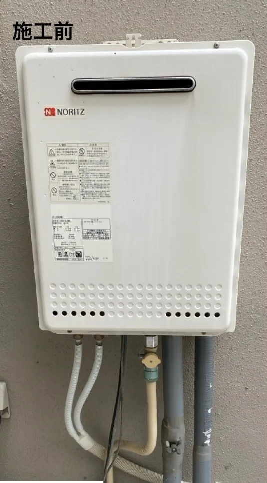 【名古屋市南区】給湯器交換工事｜配管カバーも設置して見た目を綺麗に仕上げました